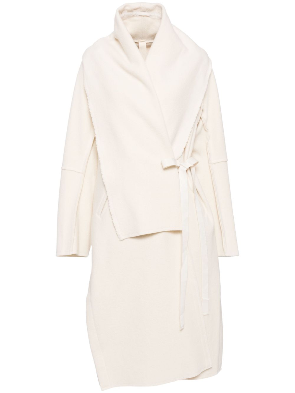 Belted-up coat - Neutrals