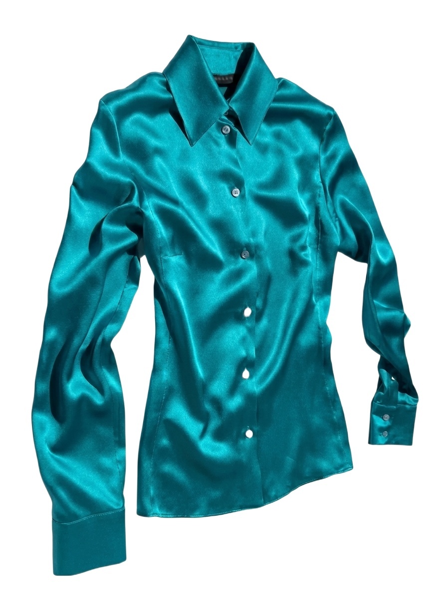 Silk satin shirt