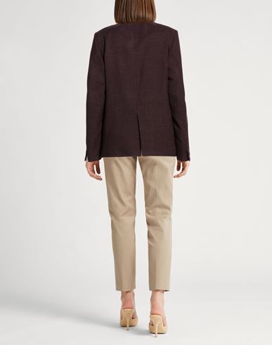 Crème Woman Blazer Burgundy Size 0 Virgin Wool