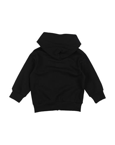 Kid Boy Sweatshirt Black Size 10 Cotton, Polyester, Elastane