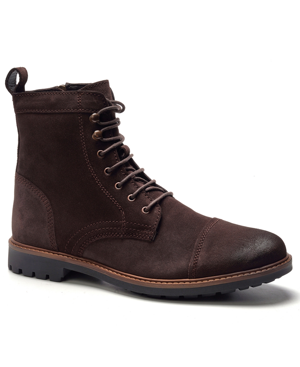 Men's Wilder Lace-Up Boots - BROWN SUED