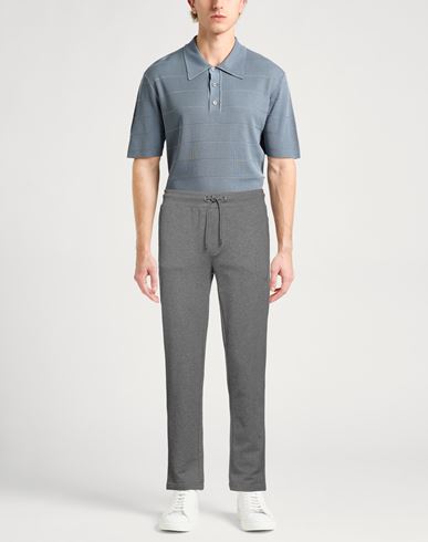 Emporio Armani Man Pants Lead Size M Cotton, Polyester, Elastane