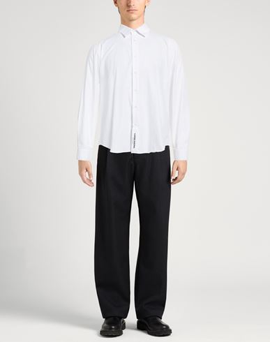 Costume National Man Shirt White Size L Cotton