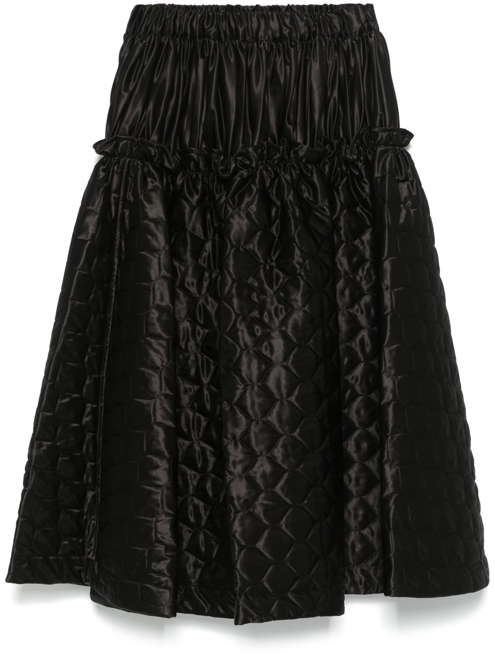 X Comme Des Garcons satin skirt - Black