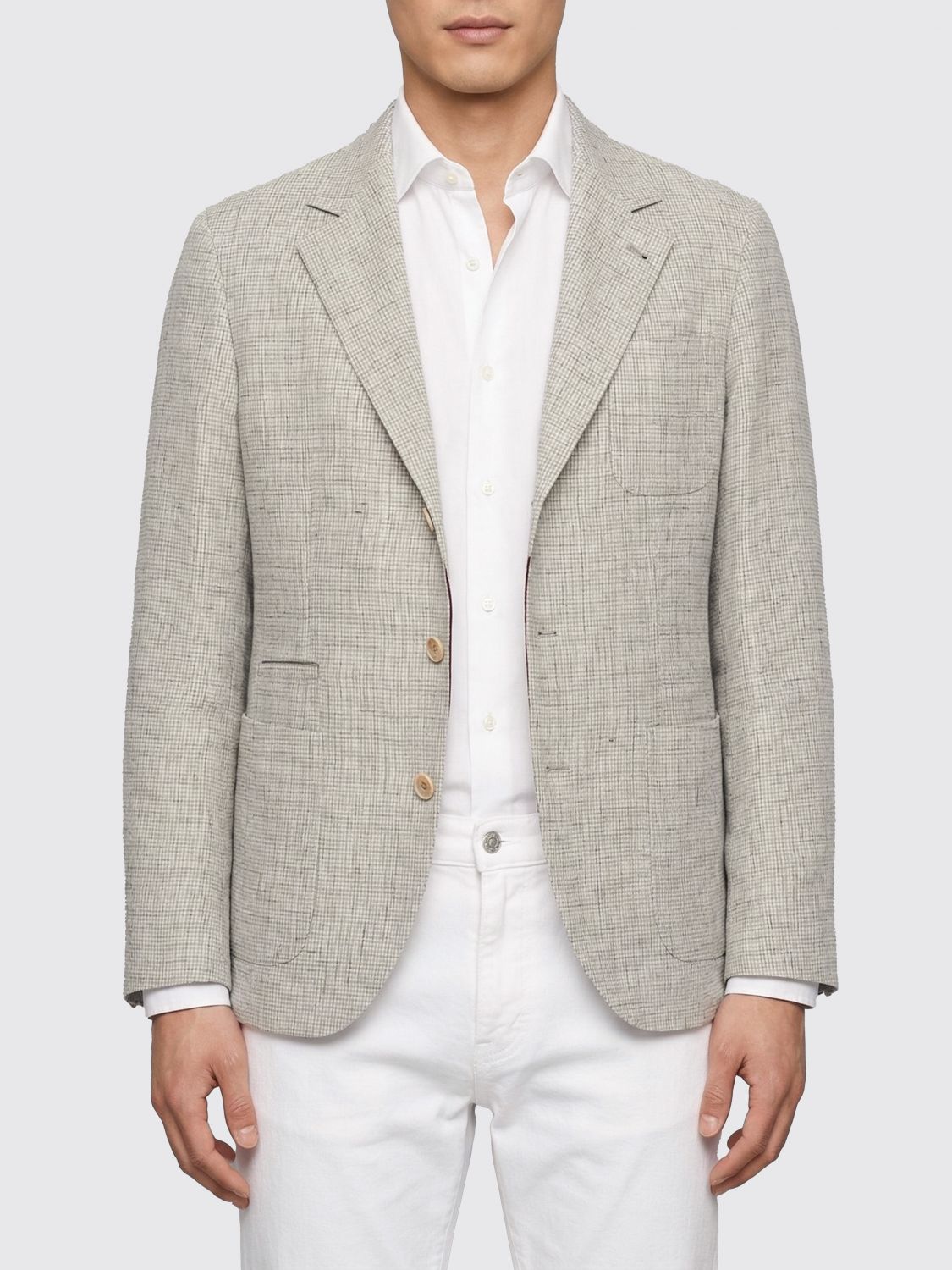 Jacket Men color White