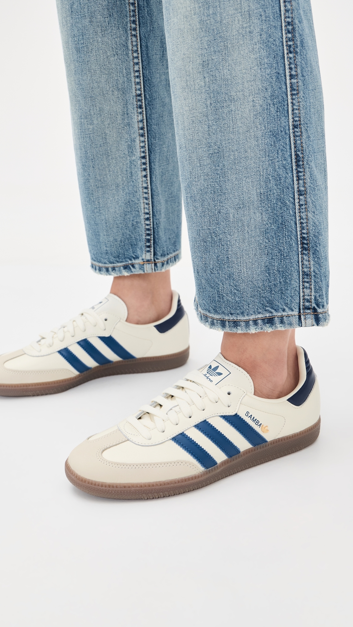 Samba Og Sneakers Off White/Petrol/Night Indigo