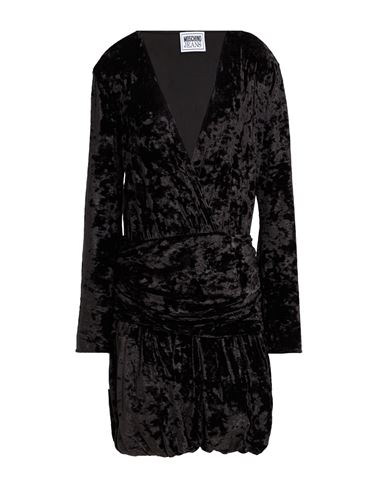 Woman Mini dress Black Size S Polyester, Elastane