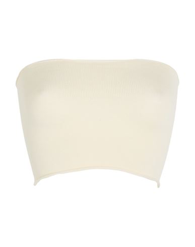 Woman Top Ivory Size M Viscose, Polyester
