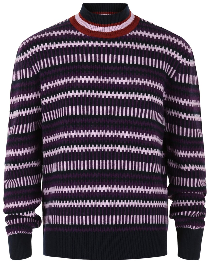 Striped Cashmere-Blend Sweater