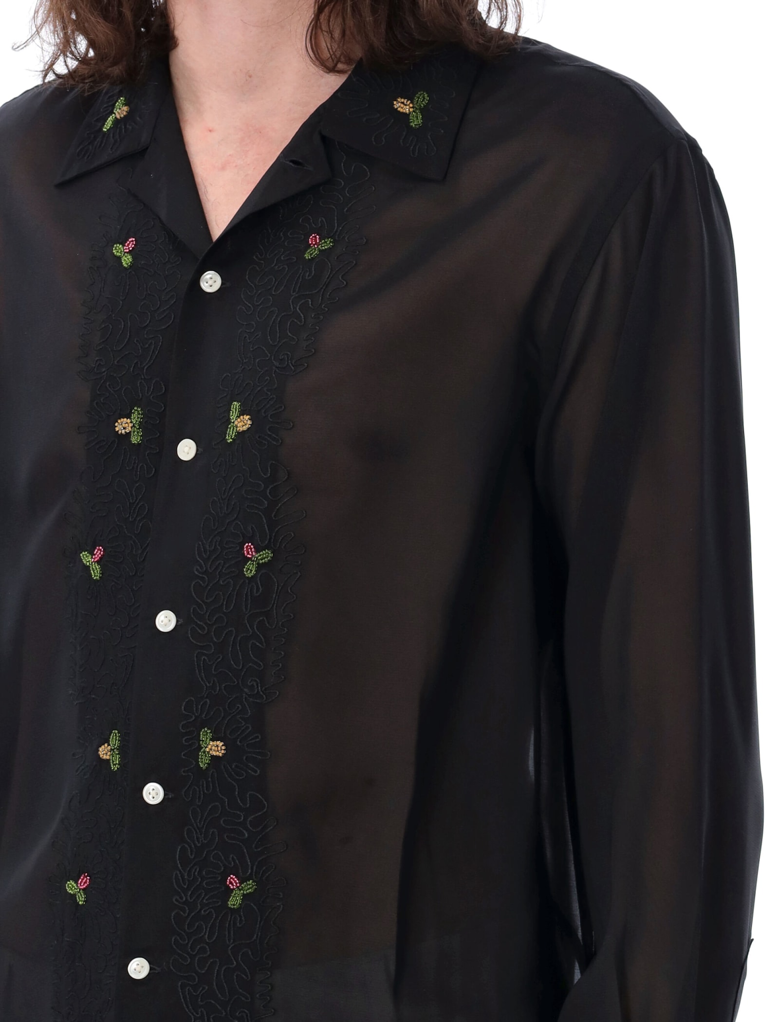 Beaded Framboise Ls Shirt