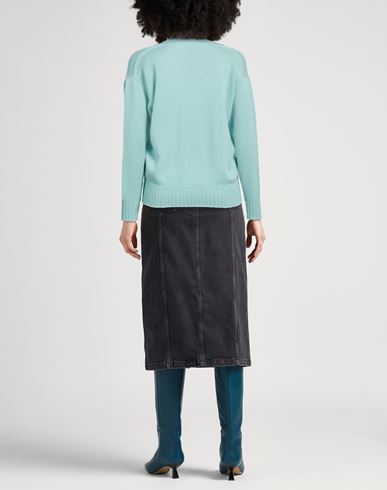 Woman Sweater Sky blue Size L Cashmere