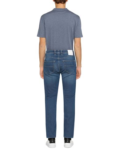Man Jeans Blue Size 34 Cotton, Polyester, Nylon, Elastane