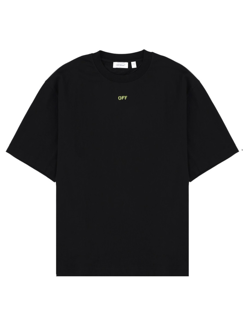 Off-White - graphic print crew neck short sleeve t-shirt