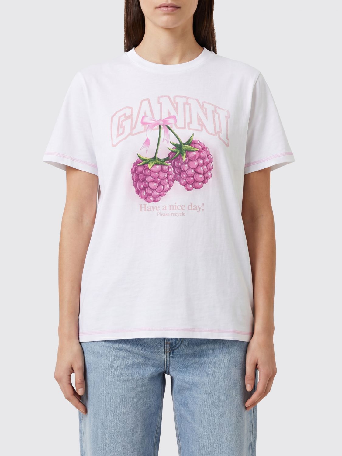 T-Shirt Woman color White