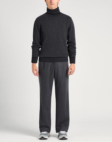 Man Turtleneck Midnight blue Size 42 Wool, Viscose, Cashmere, Polyamide