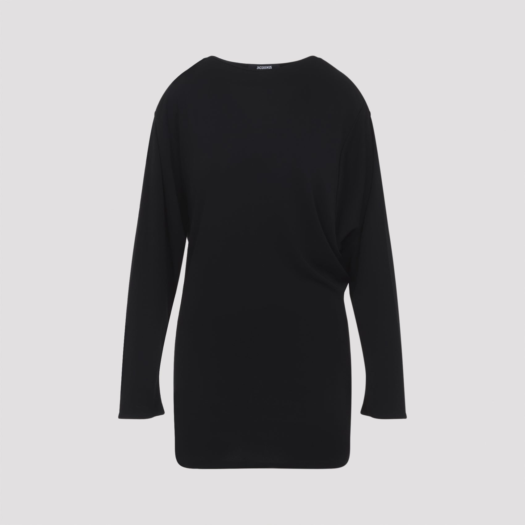 The Mistral Open-back Draped Jersey Mini Dress