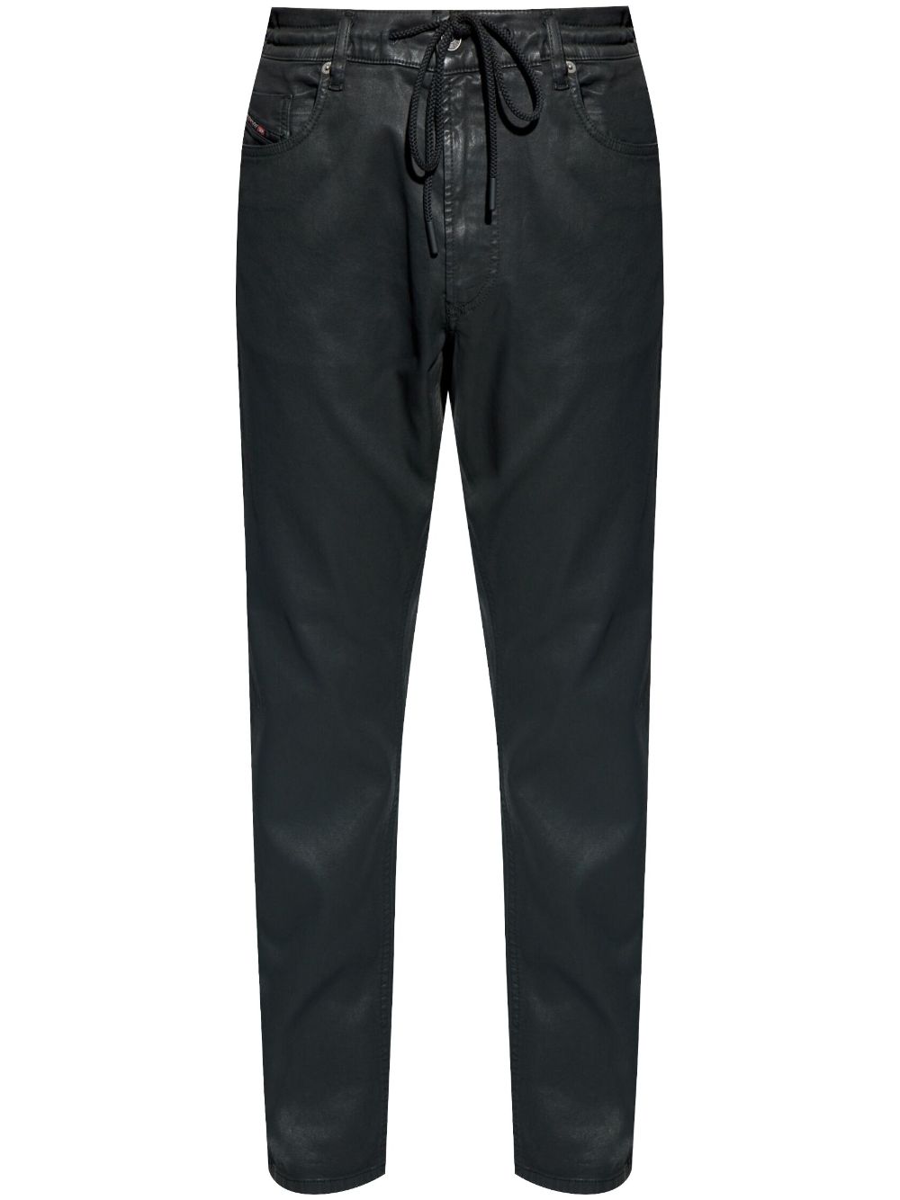 Drawstring jeans - Black