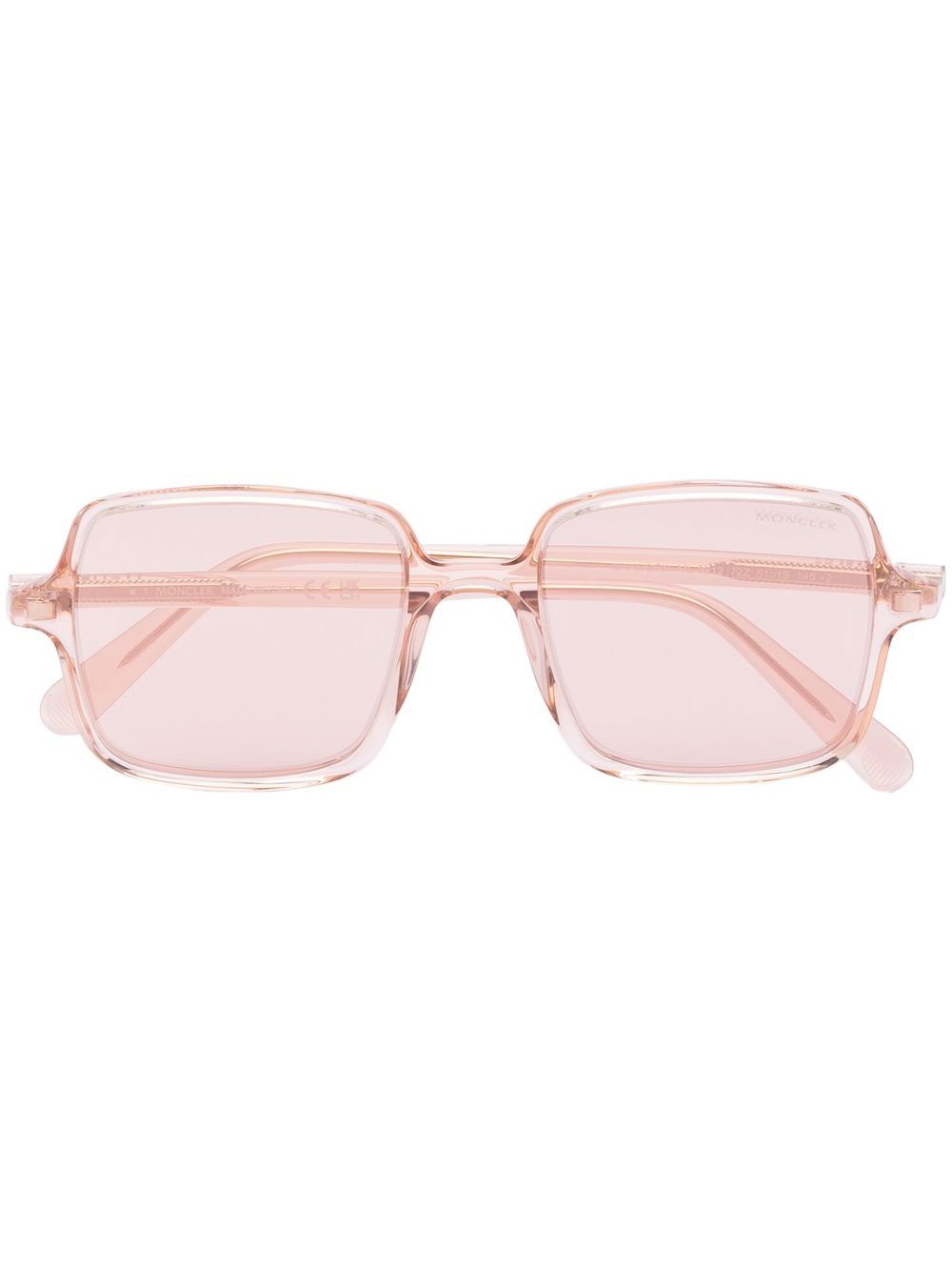 Logo-print tinted sunglasses - Neutrals
