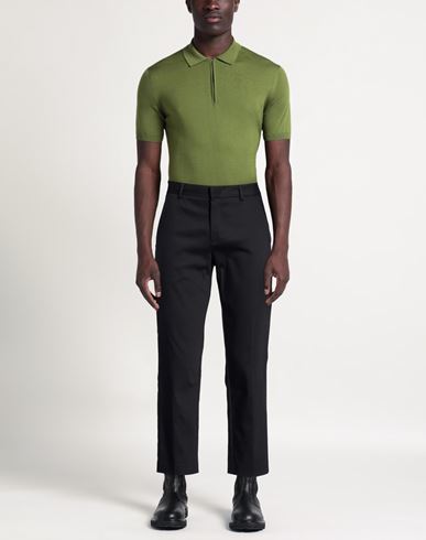 Man Pants Black Size M Cotton, Nylon, Elastane