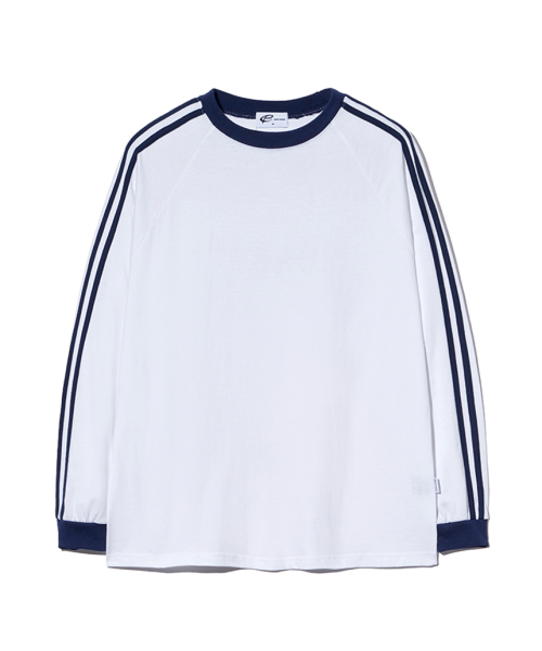 Essential Track Long Sleeve White