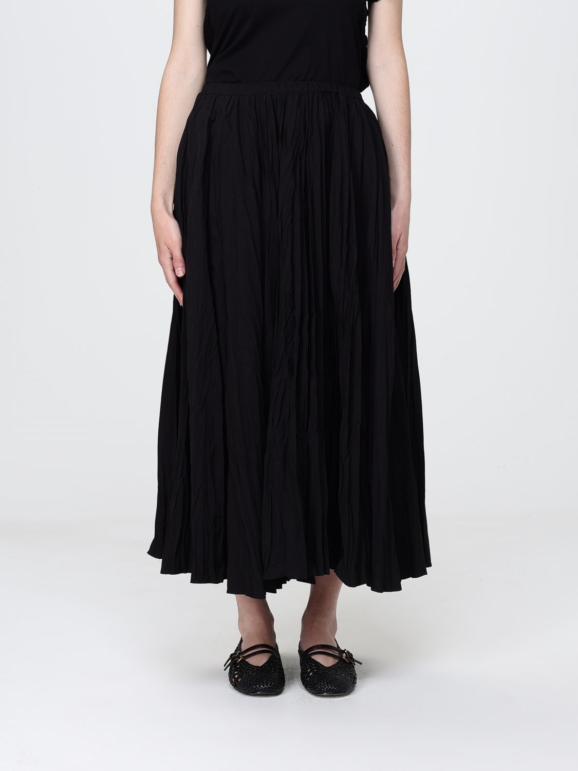 Skirt Woman color Black