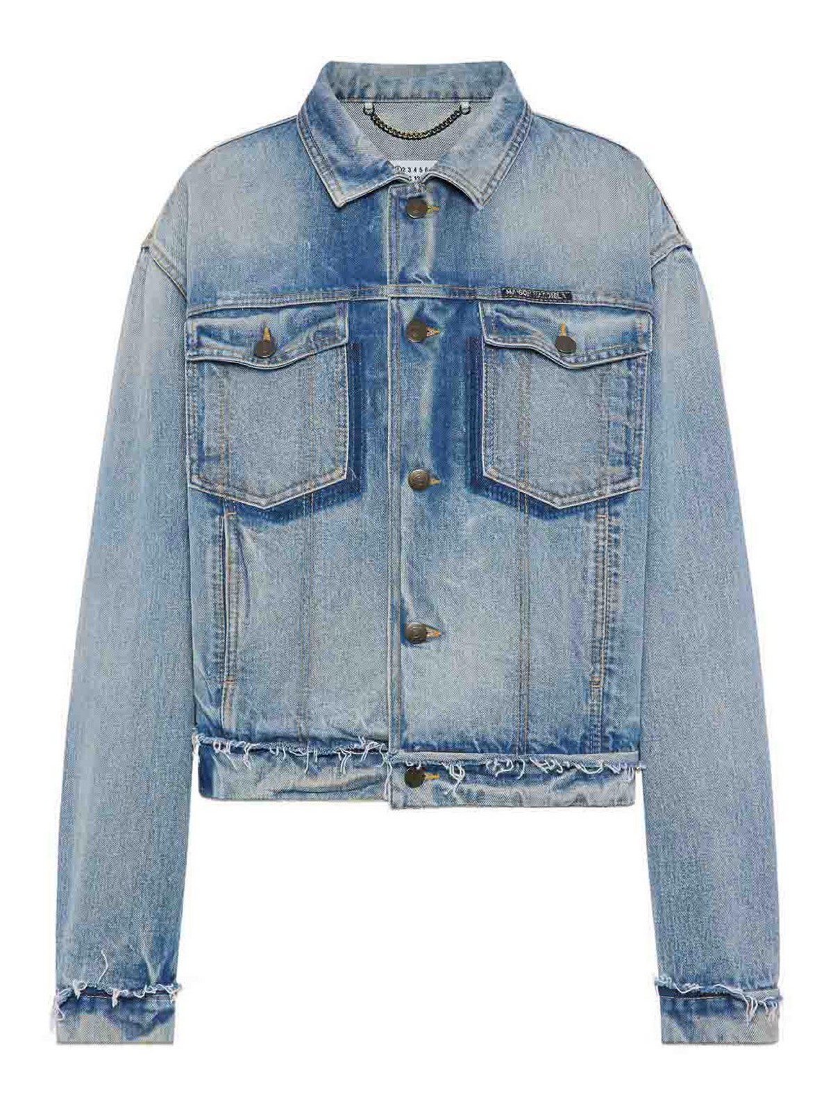 Denim Jacket Puffer Jackets Light Blue