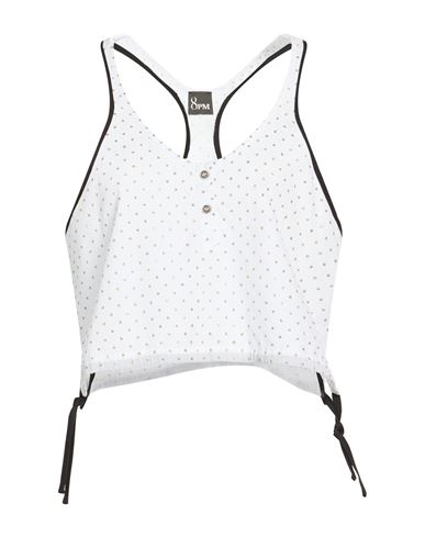 Woman Top White Size XS Cotton, Polyester