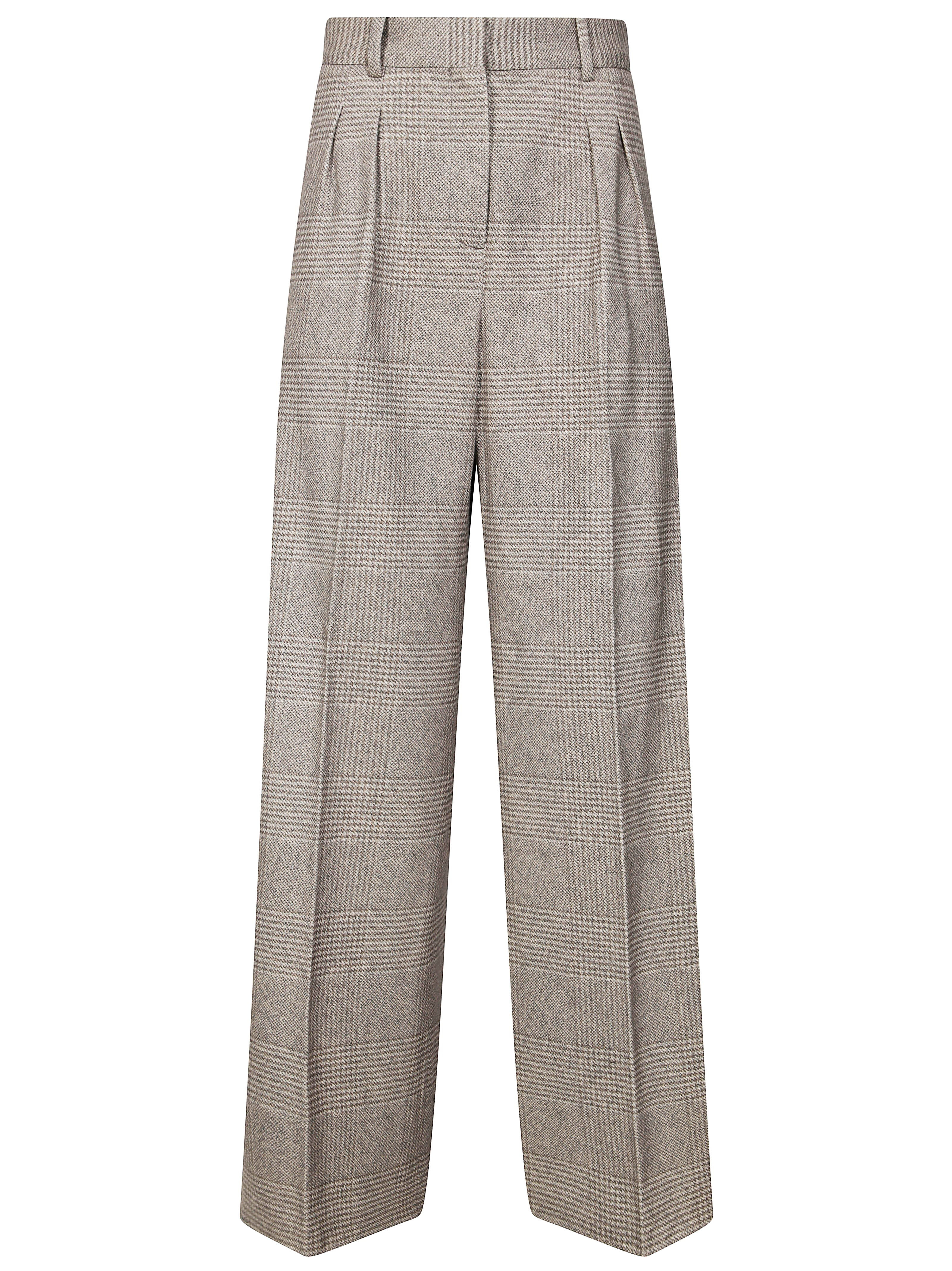 Tailored Women's Trousers with Double Pleats