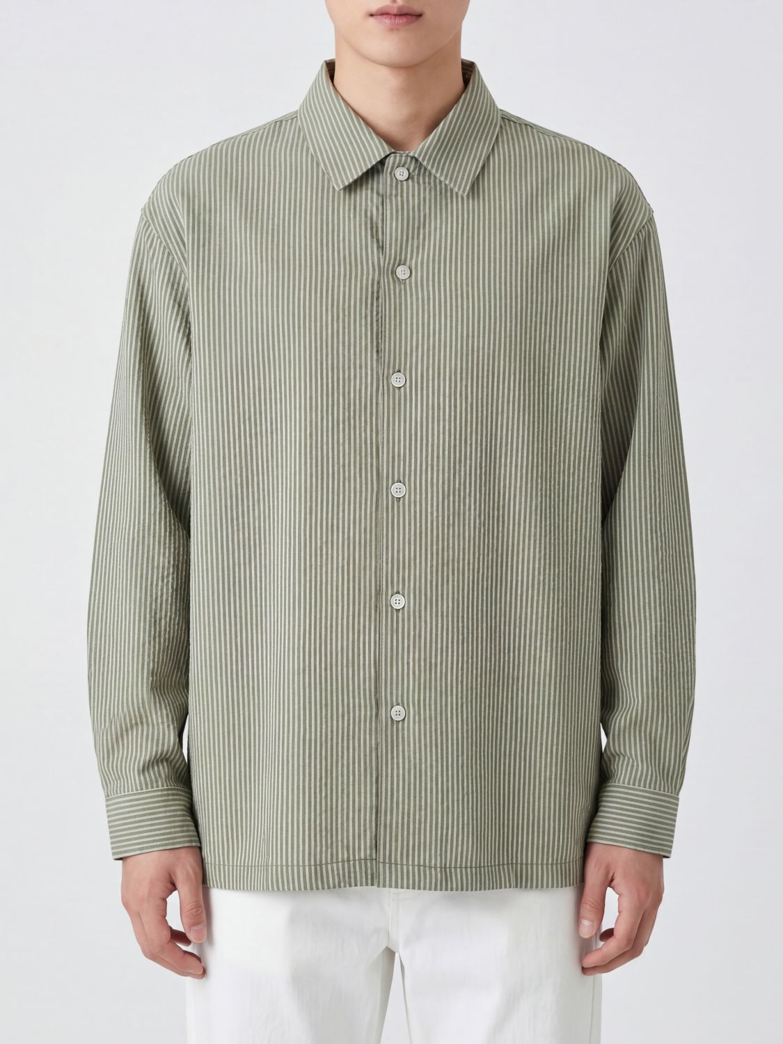 Shirt Men color Green