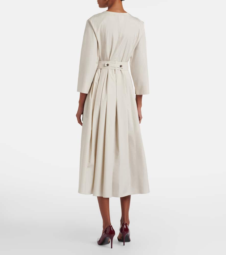 Giorno belted cotton shirt dress