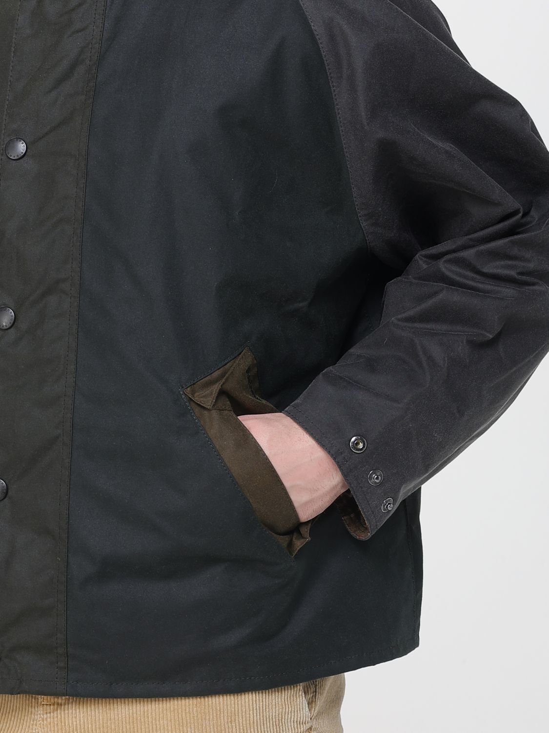 Jacket Men color Green