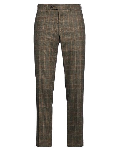Man Pants Military green Size 35 Wool, Polyester, Viscose, Polyamide, Elastane