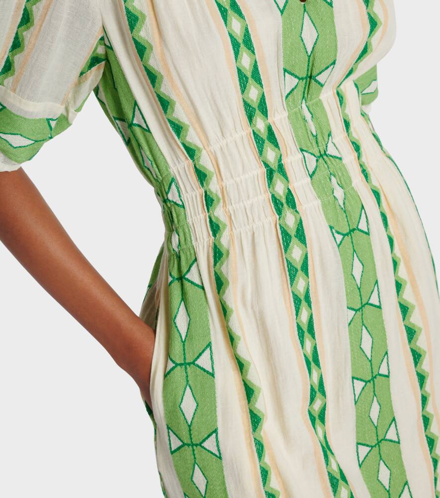 Lucy patterned cotton minidress