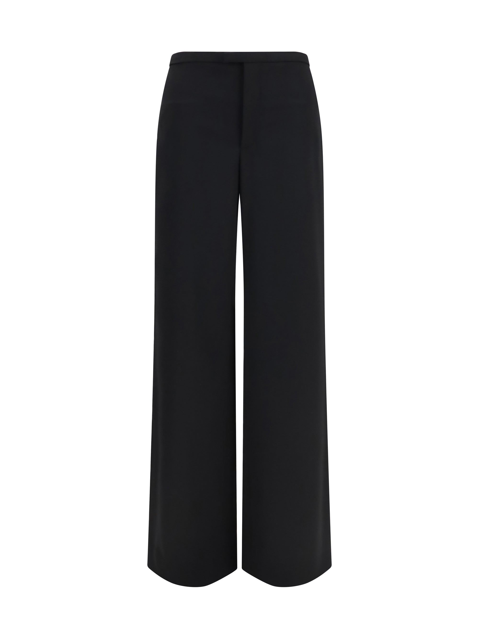 Lightweight Wool Trousers — Black