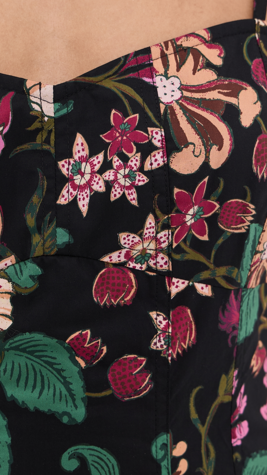 Fiora Cotton Dress Dahlia