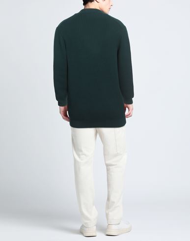 Seven Gauge Man Sweater Dark green Size 1 Wool