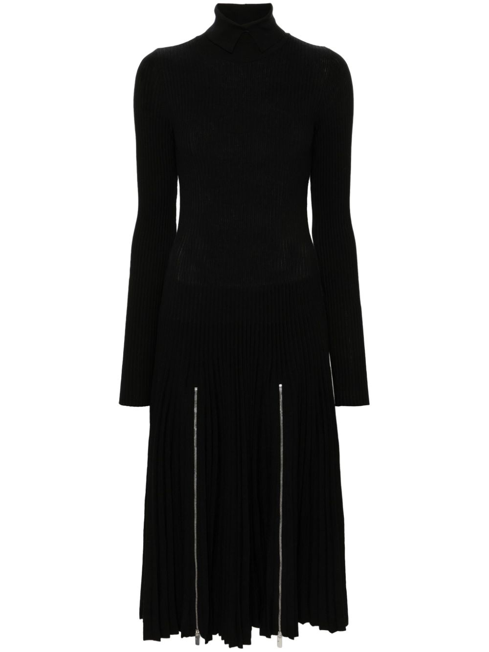 Pleated dress - Black