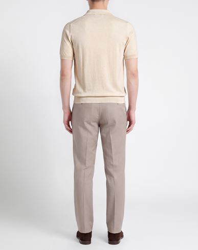 Man Polo shirt Cream Size 36 Cotton