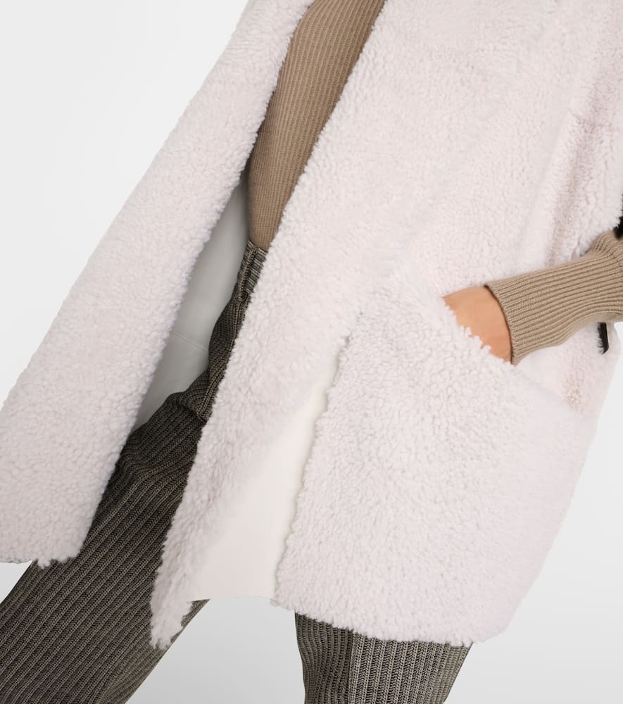 Shearling vest