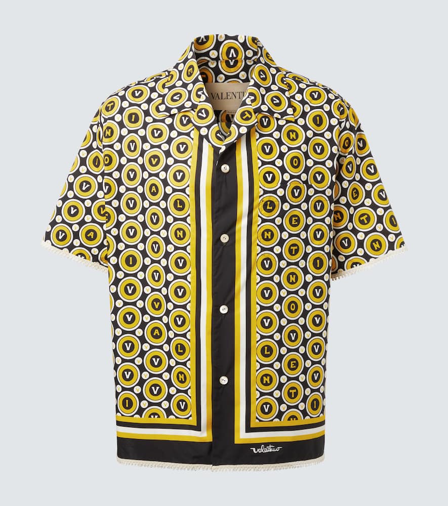 Bulles Royales cotton poplin bowling shirt