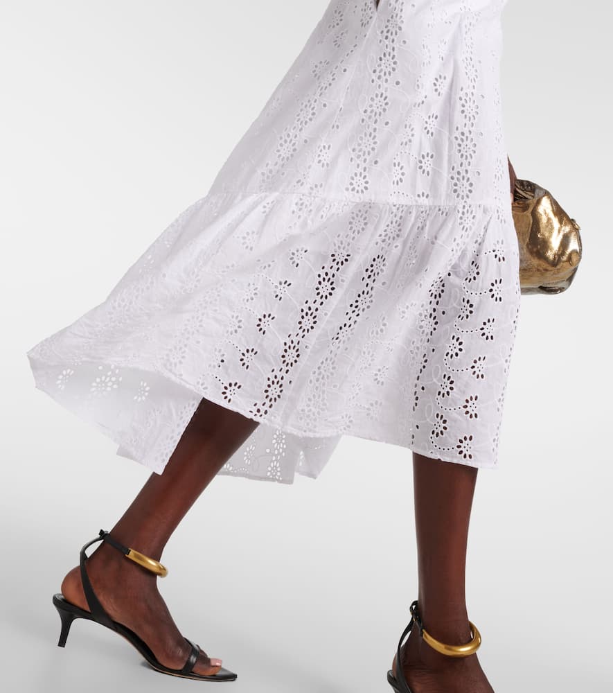 Amelia cotton midi skirt