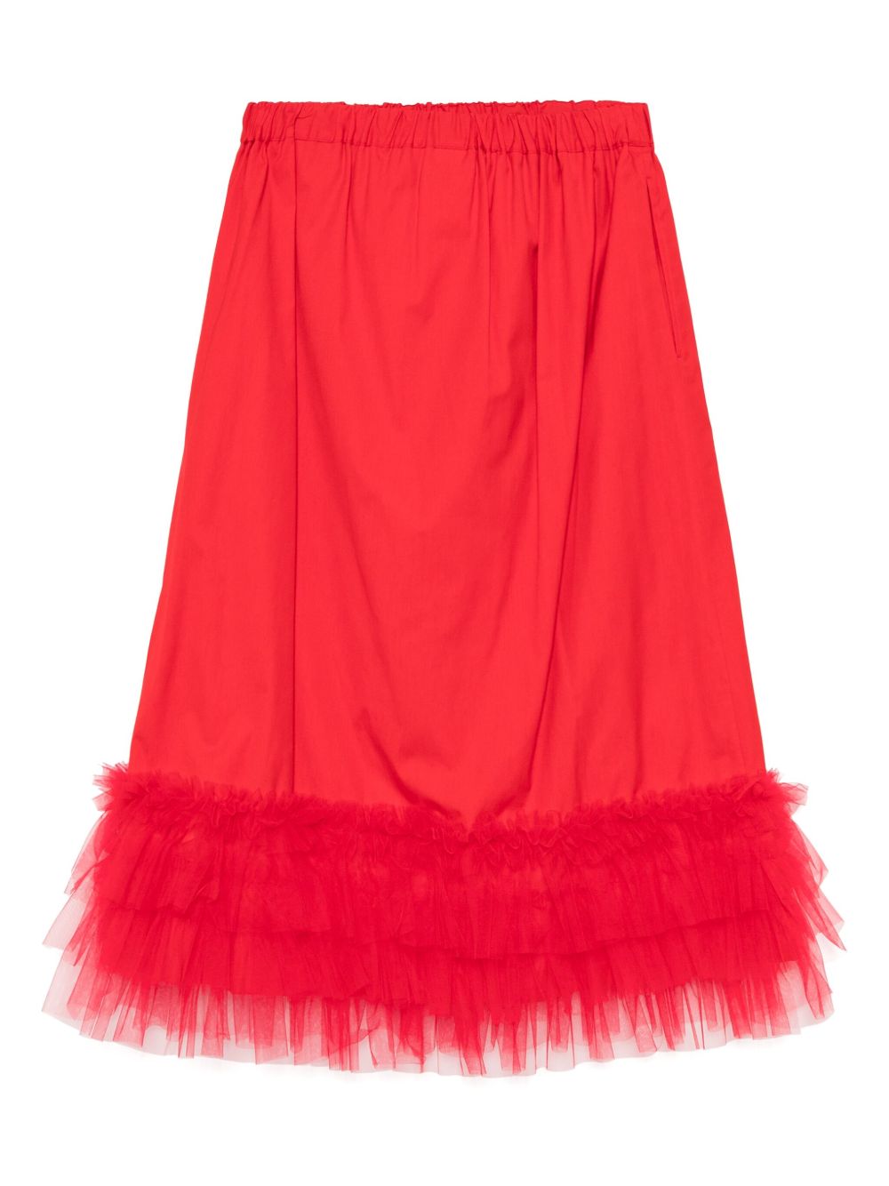 Noir Kei Ninomiya cotton skirt - Red