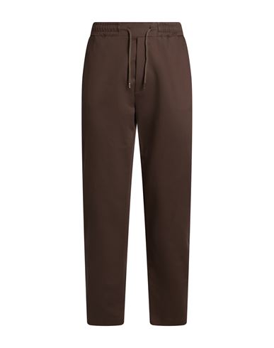 Man Pants Dark brown Size XXL Cotton, Elastane