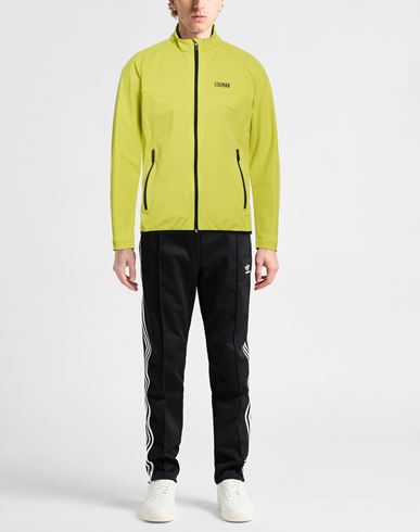 Man Jacket Lime green Size 40 Polyester, Polyamide, Elastane