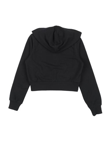 Kid Girl Sweatshirt Black Size 11 Cotton, Polyester