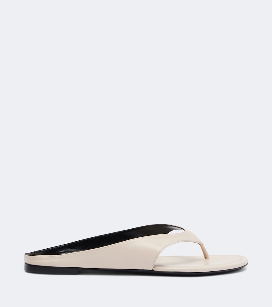 Sunkissed leather thong sandals