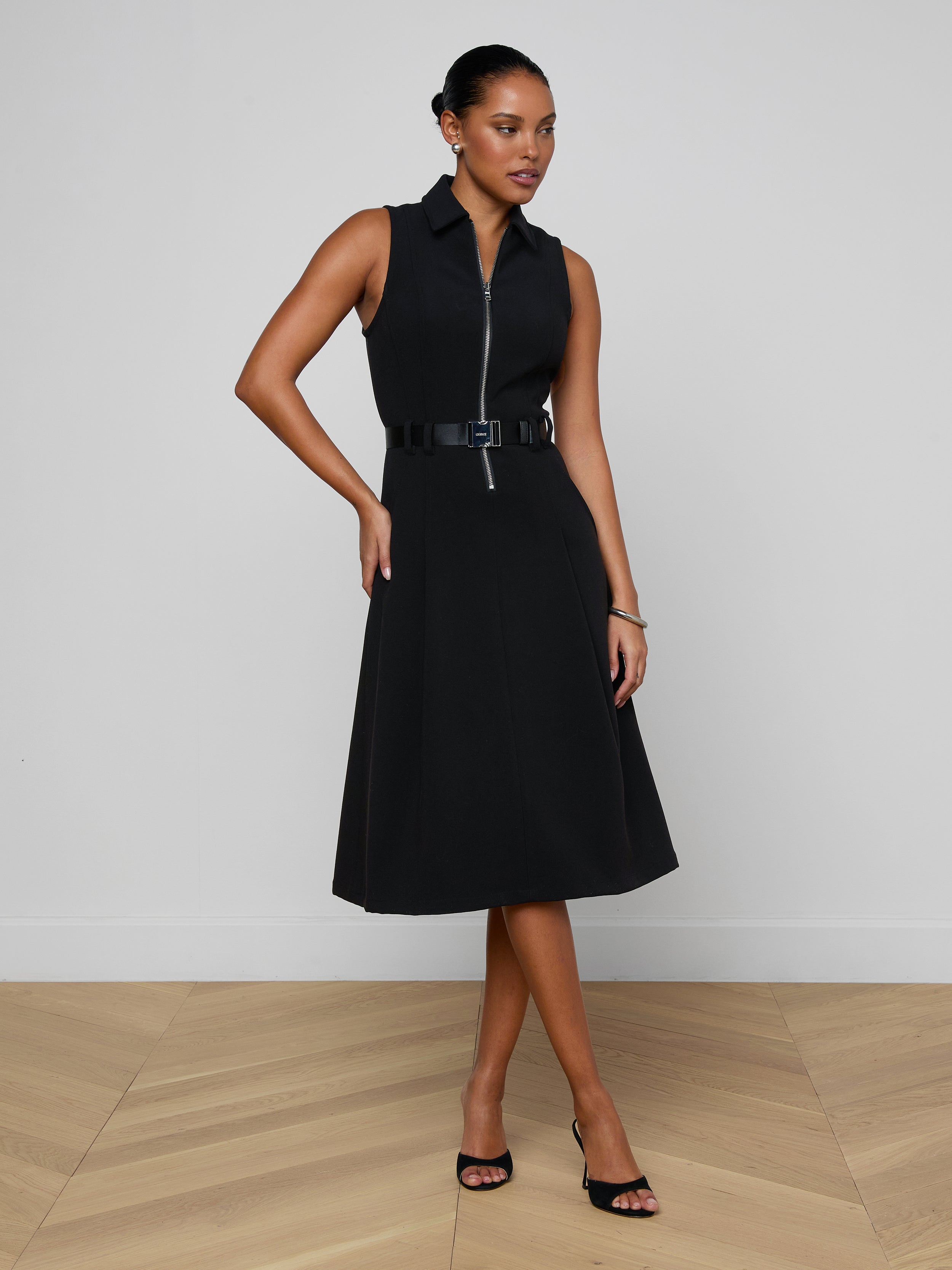Kylo Shirt Dress In Black