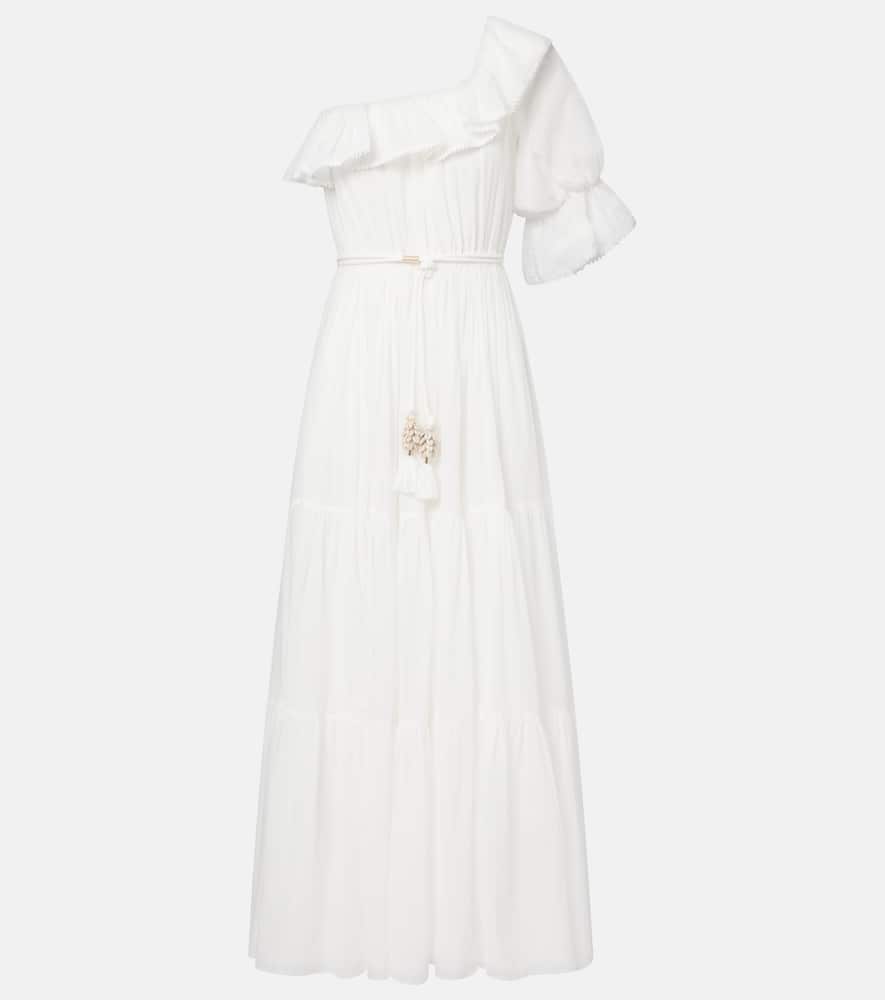 Jay ruffled cotton muslin maxi dress