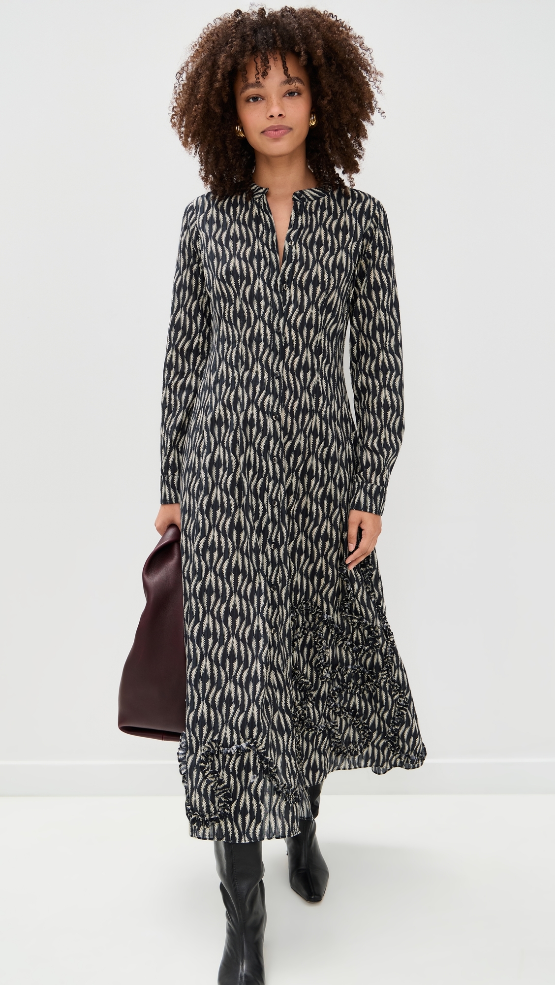 Laurentine Dress Graphite