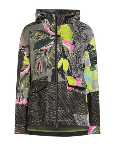 Woman Jacket Military green Size 6 Cotton